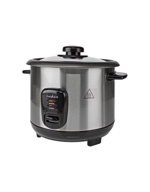 Nedis KARC110AL - rice cooker - black / silver