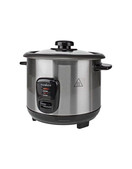 Nedis KARC110AL - rice cooker - black / silver