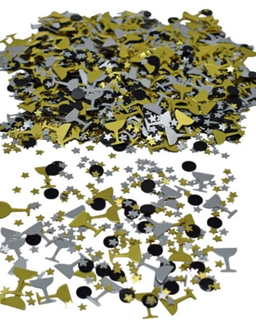 Cocktailglas & Stjerner Konfetti