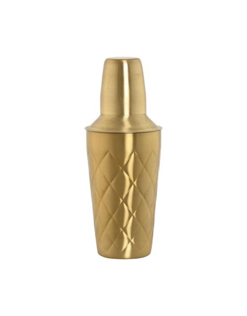 Cocktailshaker - gylden rustfrit stål, 9,5 × 22 cm