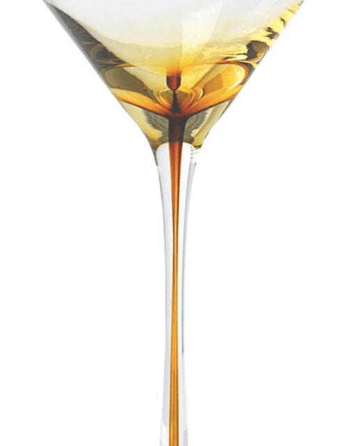 Martiniglas cocktailglas Broste Copenhagen Amber Ø11,5 x H18,9 cm 20 cl klar/orange